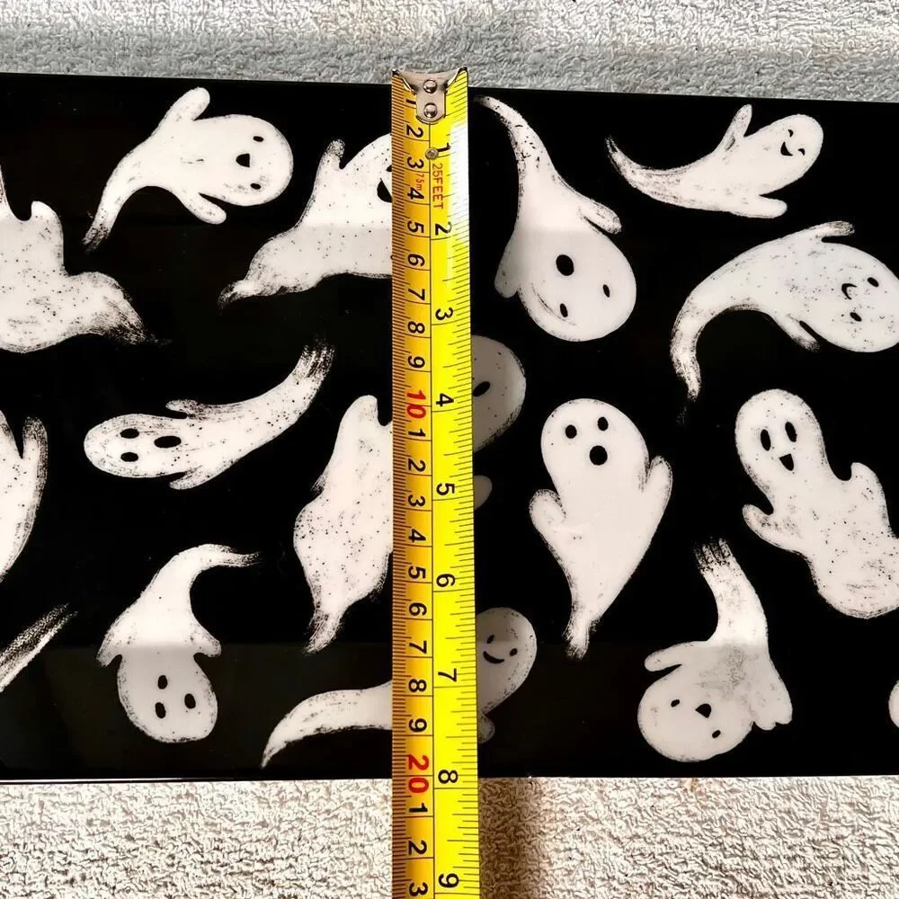 Cupcakes and Cashmere Halloween  Ghost Platter Rectangular